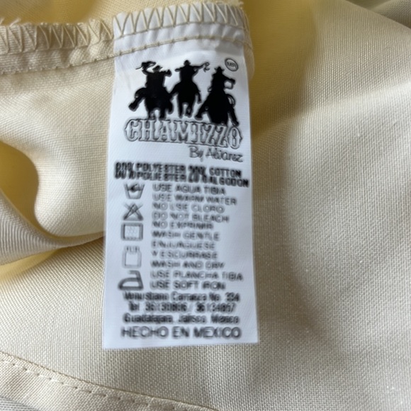 Sz40 M Chamizzo by Alvarez Pearl Snap Button Western Rodeo Ranchwear Shirt NWOT - Picture 6 of 6